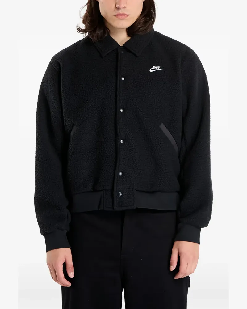 Nike high-pile fleece jacket - Schwarz Schwarz