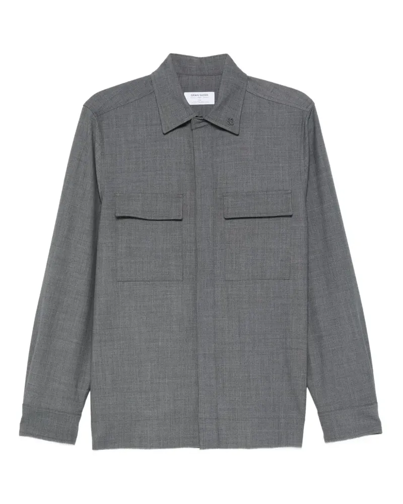 Gran Sasso flap-pocket shirt jacket - Grau Grau