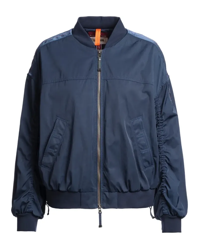 Parajumpers ruched bomber jacket - Blau Blau
