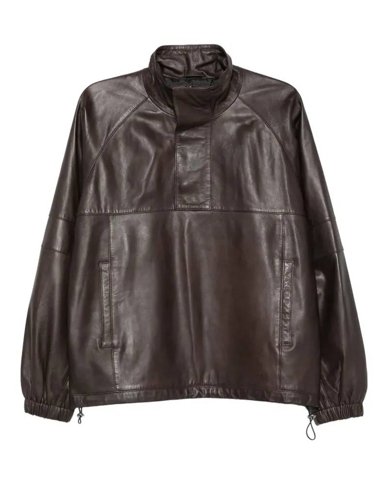 Iceberg high-neck panelled jacket - Braun Braun