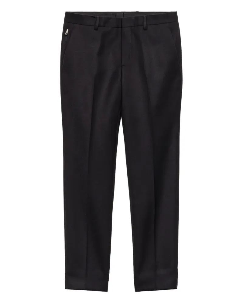 Prada Hose mit Triangel-Logo - Schwarz Schwarz