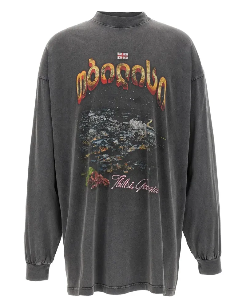 Balenciaga Tbilisi T-Shirt - Grau Grau