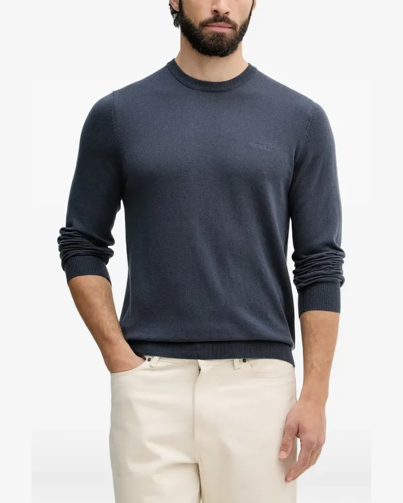 Guess Pullover mit rundem Ausschnitt - Blau Blau