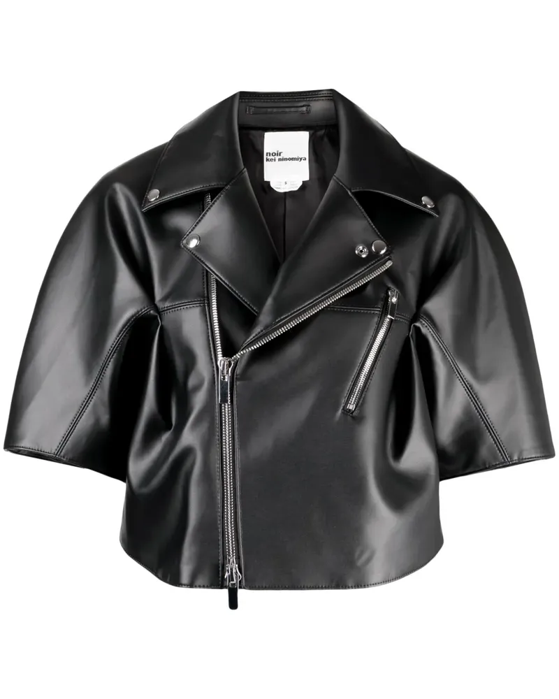 Noir Kei Ninomiya Kurzärmelige Jacke - Schwarz Schwarz