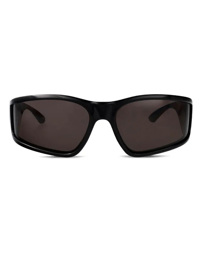 Balenciaga Sunset Sonnenbrille - Schwarz Schwarz