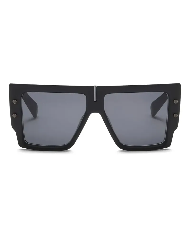Balmain B-grand square-frame sunglasses - Schwarz Schwarz