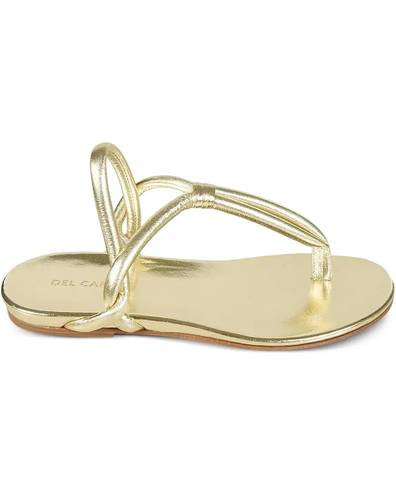 Roberto del Carlo Sandalen aus Leder - Gold Gold