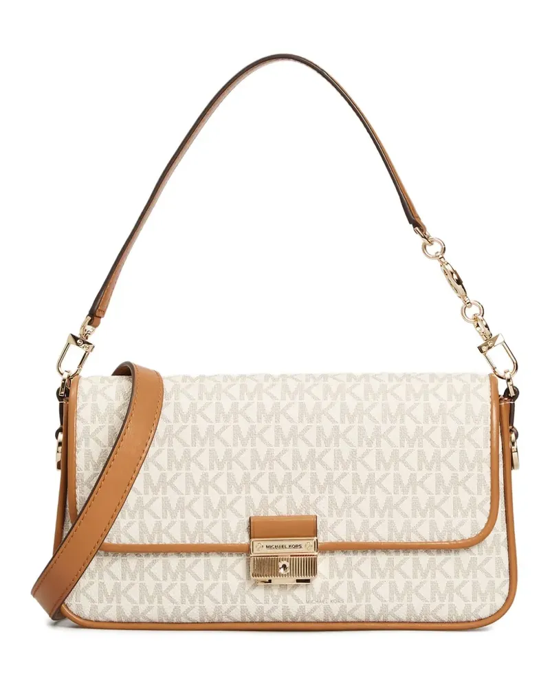 Michael Kors Kleine Bradshaw Schultertasche - Weiß Weiß