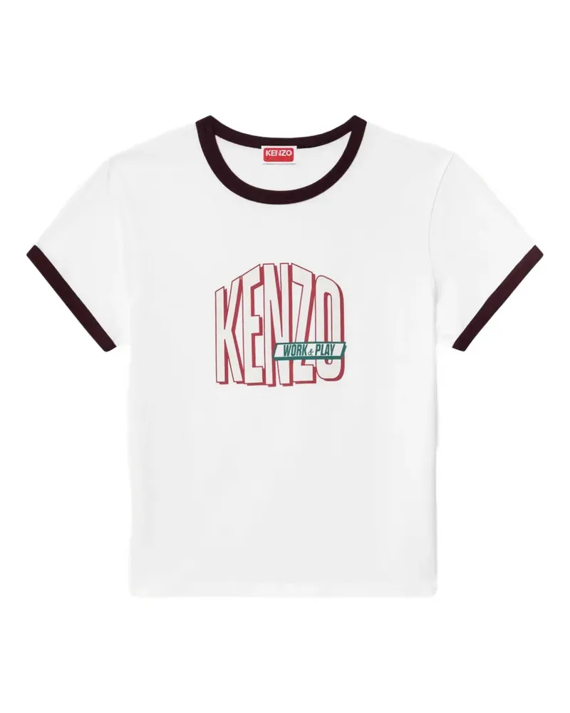Kenzo Work and Play T-Shirt - Weiß Weiß