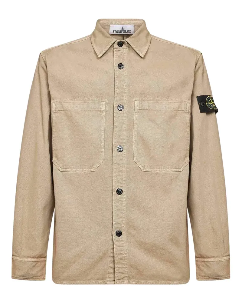 Stone Island Hemd mit aufgesetzten Taschen - Nude Nude