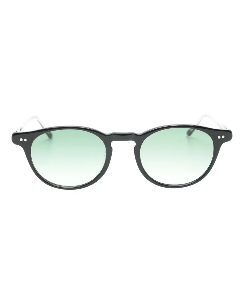 Lesca Bref Brille mit rundem Gestell - Schwarz Schwarz