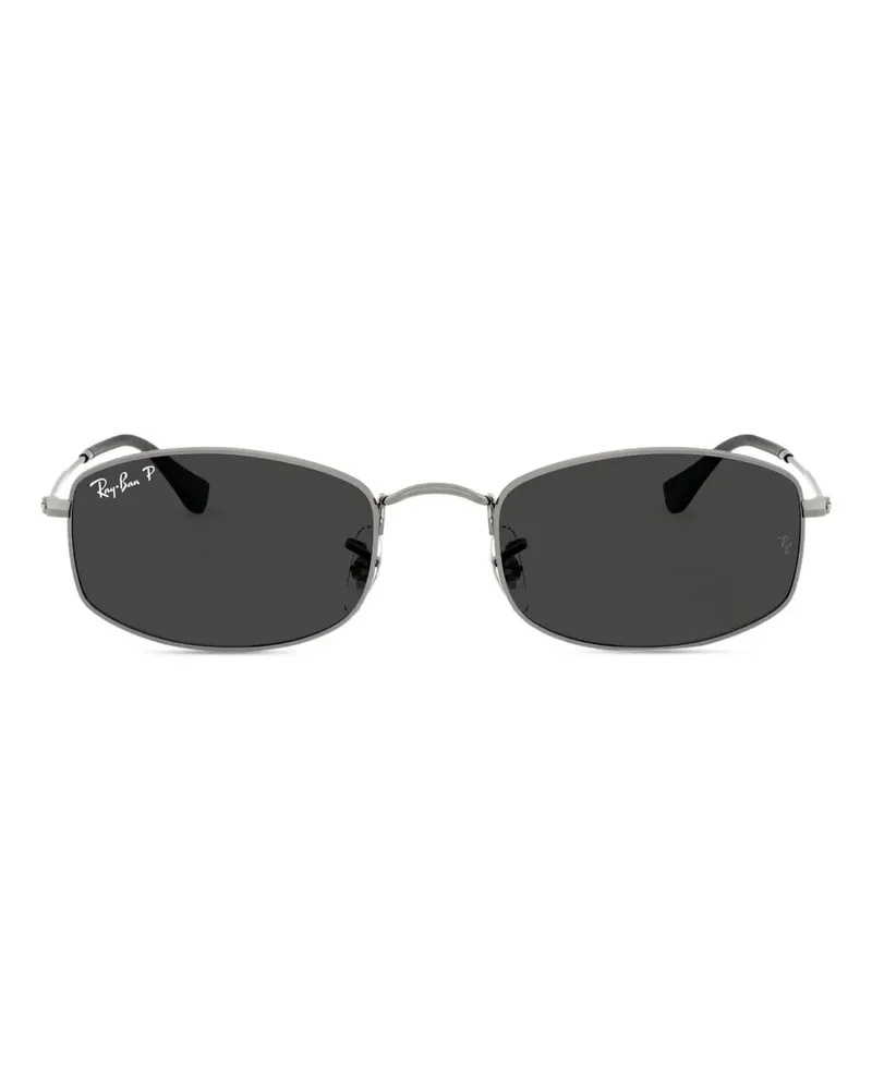 Ray Ban Sonnenbrille mit eckigem Gestell - Grau Grau