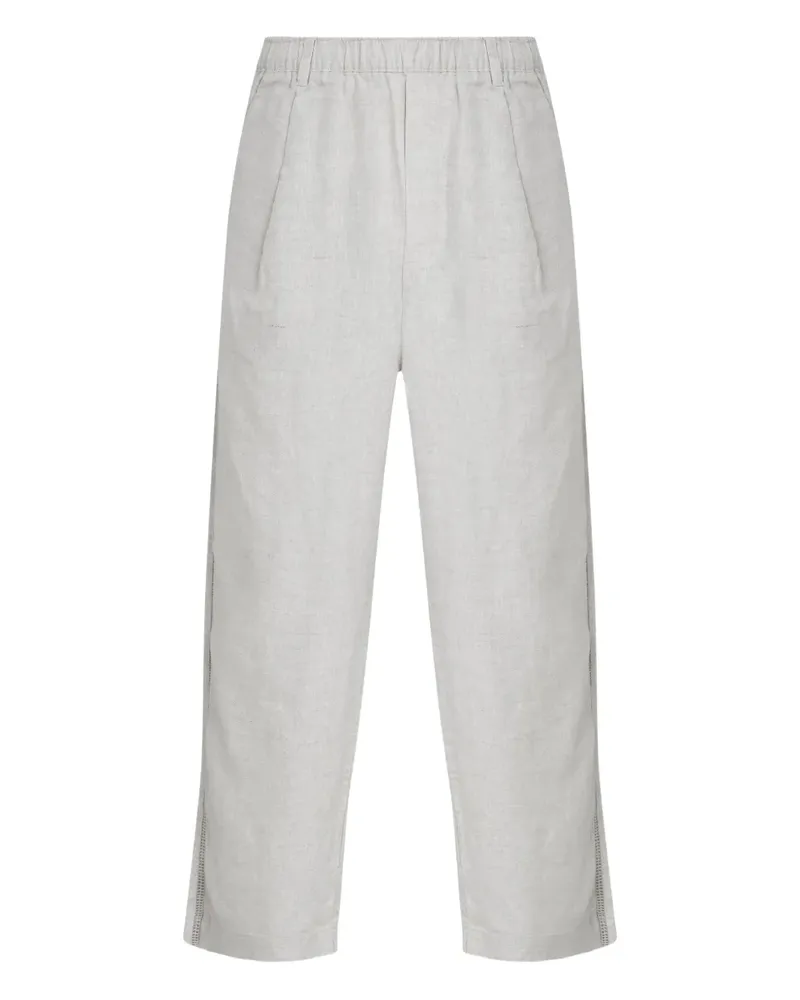 Osklen Leinenhose mit Bundfalten - Nude Nude