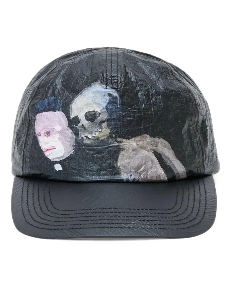 Undercover x Kijima Takayuki graphic-print baseball cap - Schwarz Schwarz