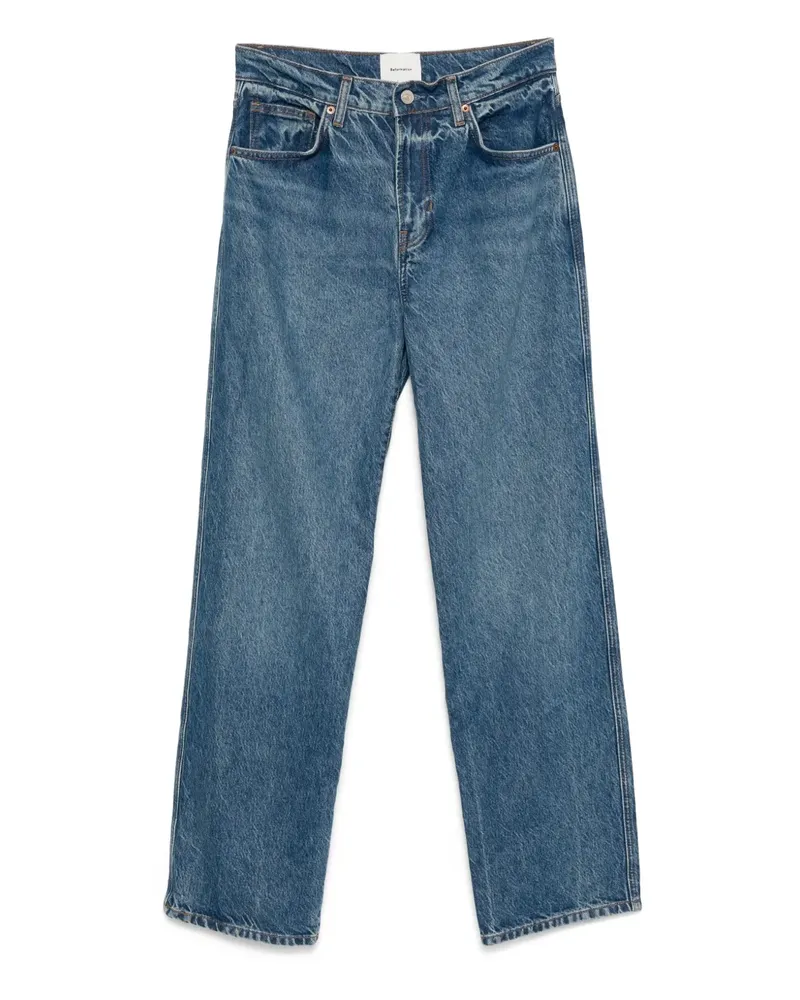 Reformation Val 90's Jeans mit geradem Bein - Blau Blau