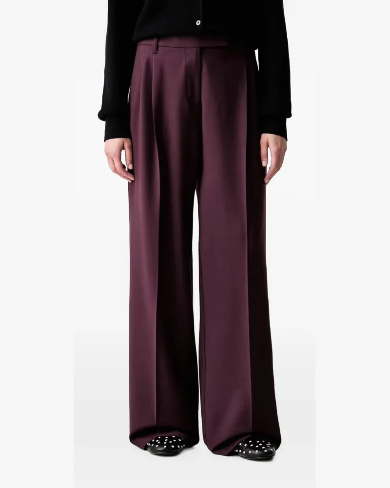 Marc O'Polo Hose mit Bundfalten - Rot Rot
