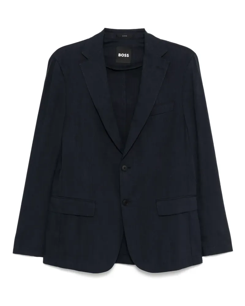 HUGO BOSS Einreihiges Sakko - Blau Blau