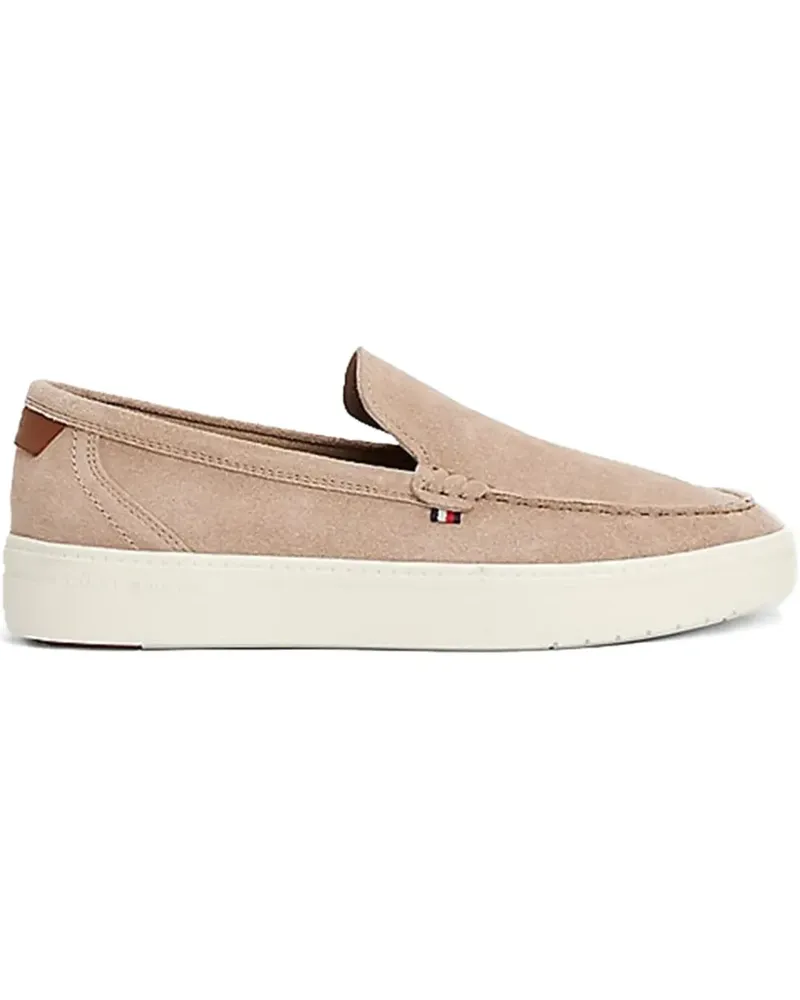 Tommy Hilfiger Loafer aus Wildleder - Nude Nude