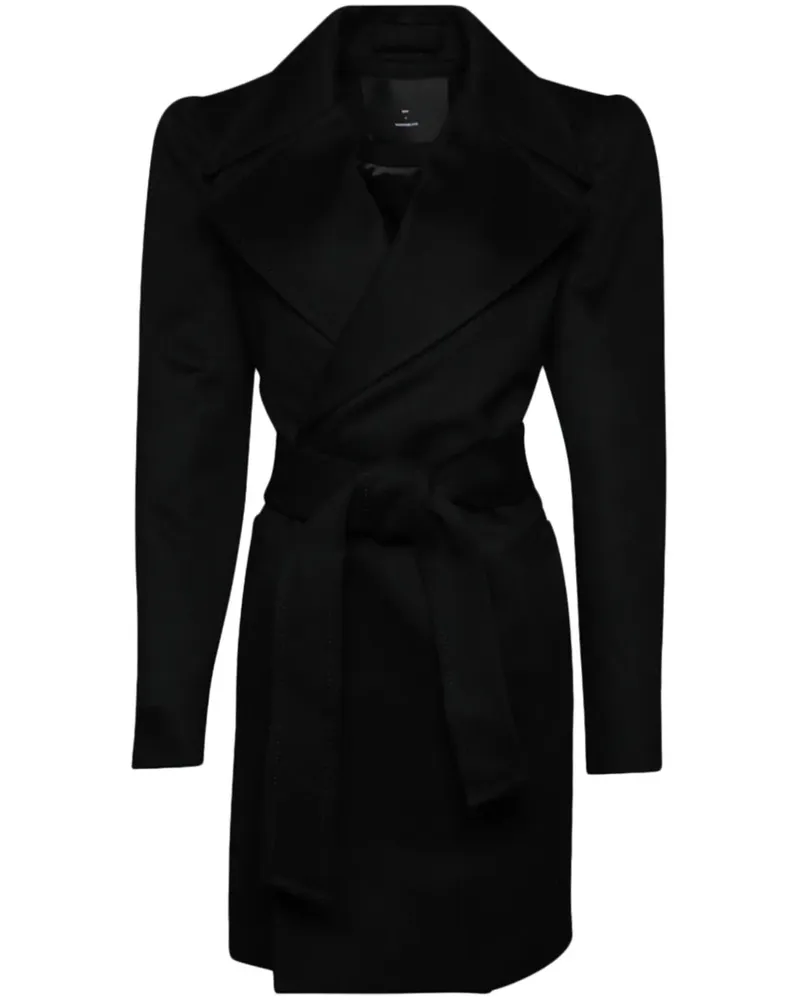 WARDROBE.NYC x RHW Wollmantel - Schwarz Schwarz