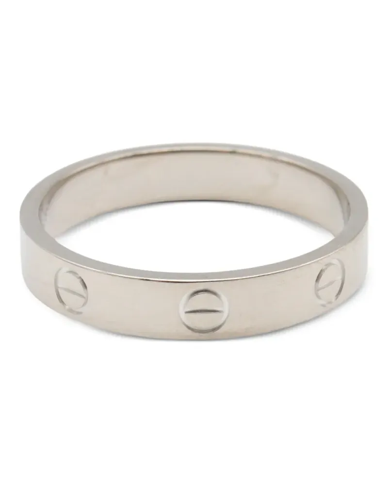 Cartier 2010s mini Love ring - Silber Silber