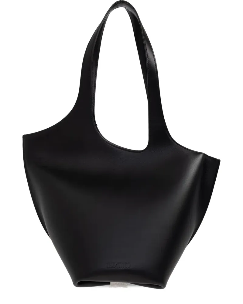 ATTICO medium La Scoop tote bag - Schwarz Schwarz