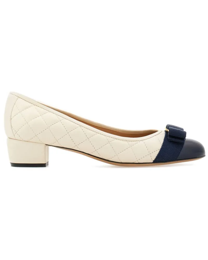 Ferragamo Gesteppte Vara Pumps 30mm - Nude Nude