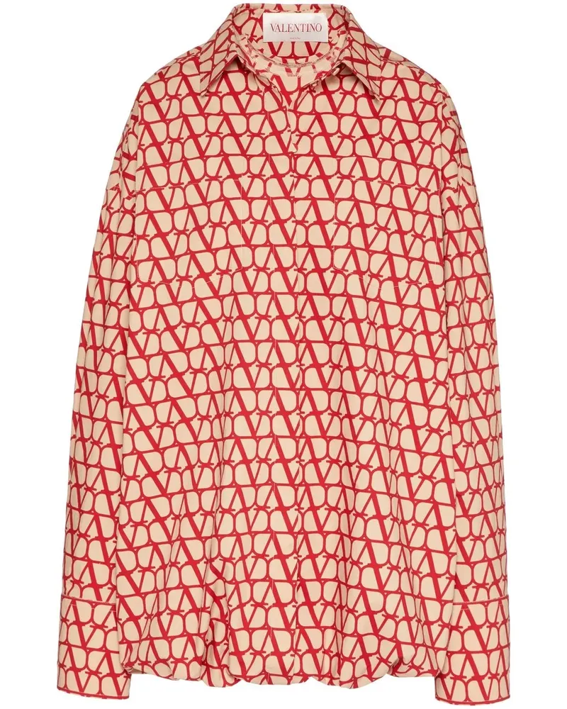 Valentino Garavani Toile Iconographe Hemdkleid - Nude Nude