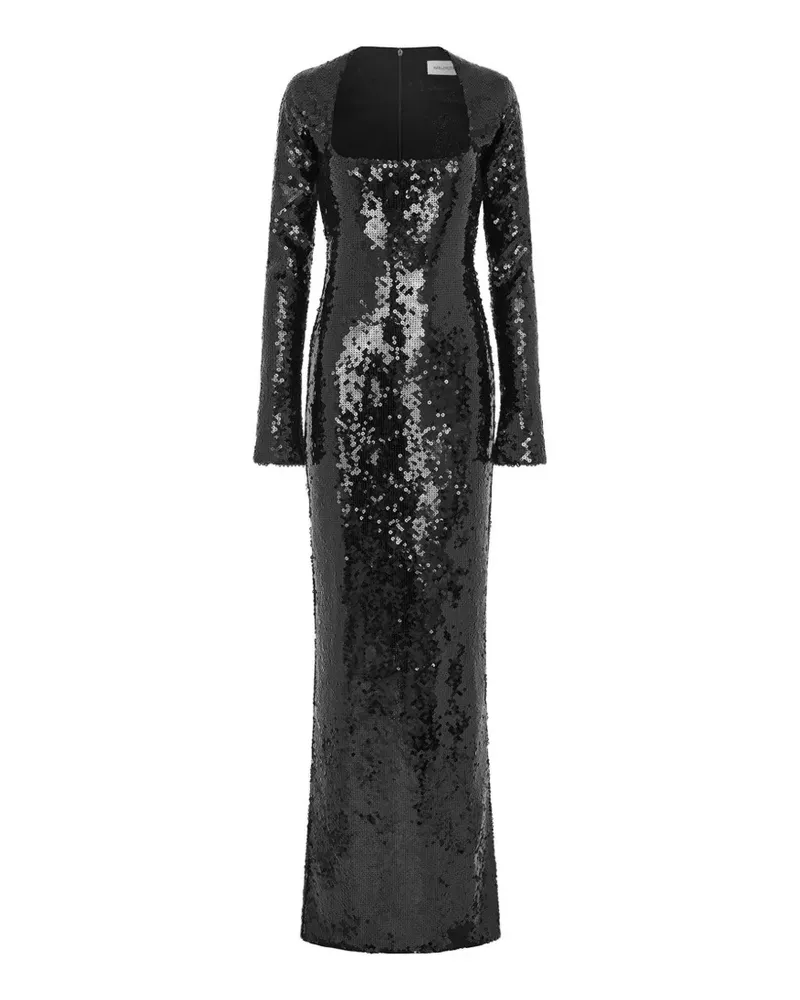 16ARLINGTON Sesia sequin-embellished slim-fit maxi gown dress - Schwarz Schwarz