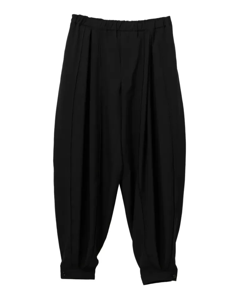 Comme des Garçons pleated trousers - Schwarz Schwarz