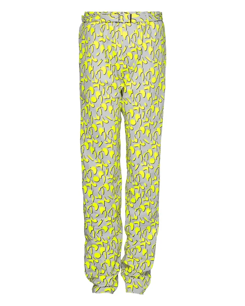 Jil Sander Hose mit Print - Grün Grün