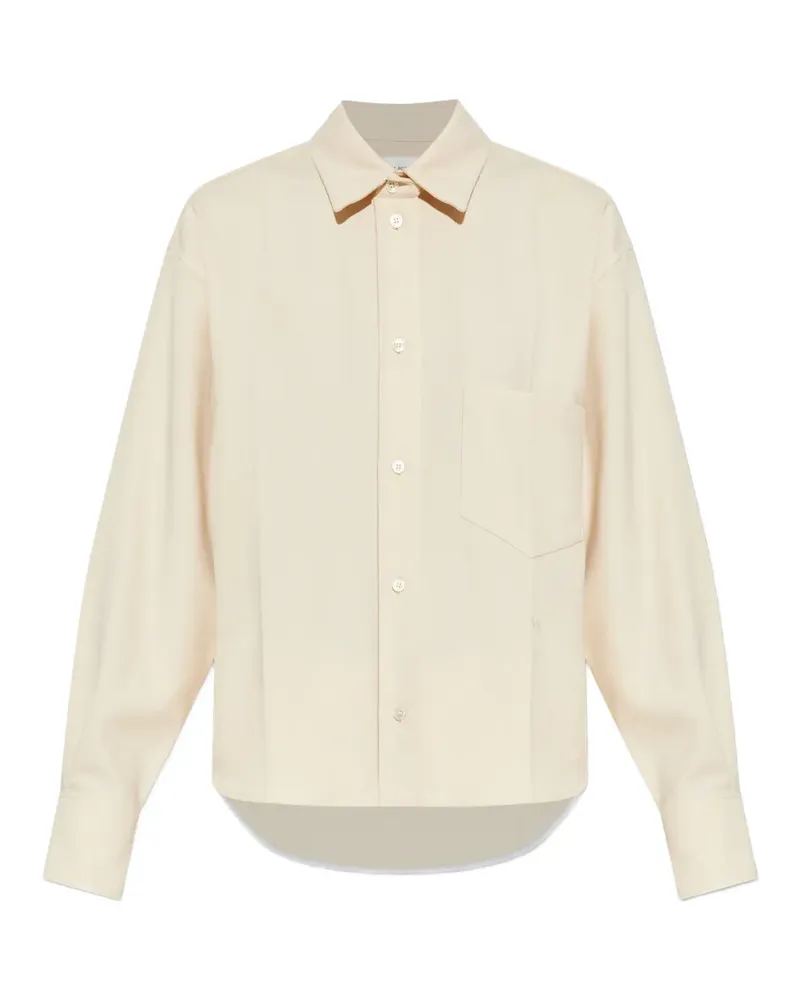 Victoria Beckham chest-pocket blouse - Nude Nude