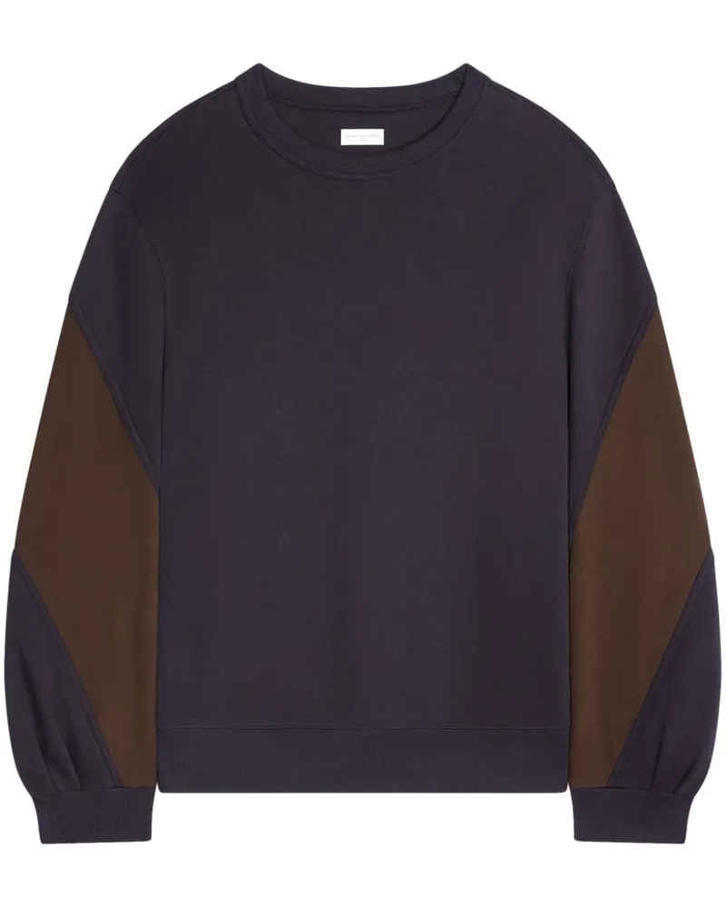 Dries van Noten Sweatshirt mit lockerem Schnitt Blau