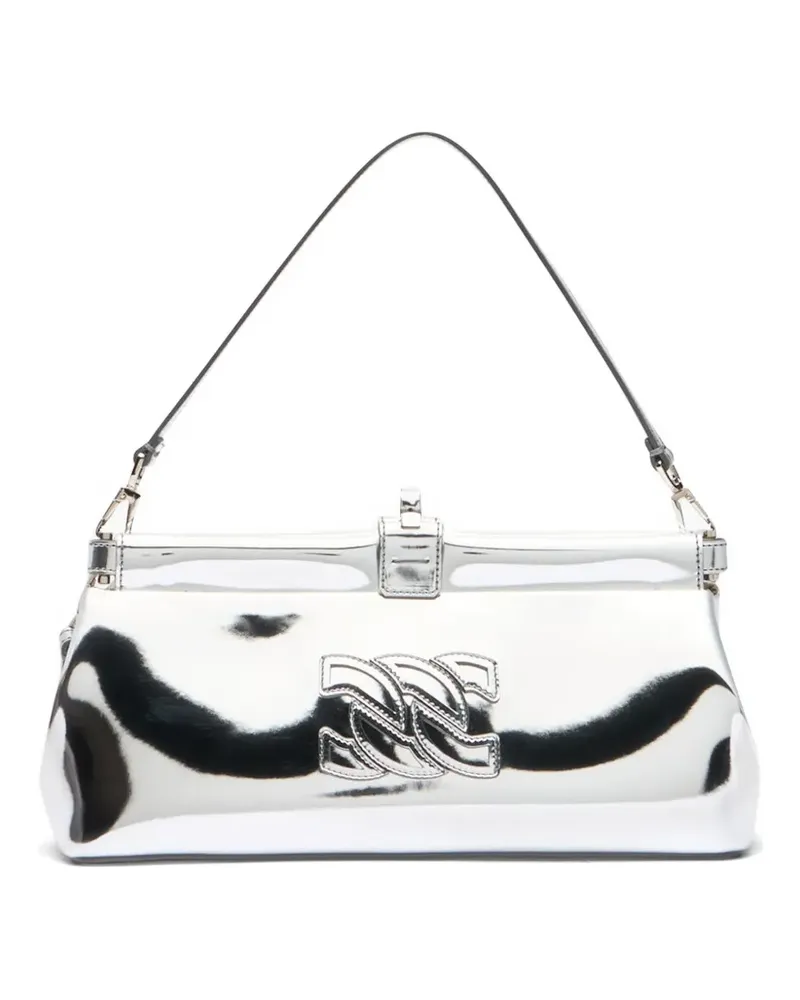 Casadei Interstellar logo-detail shoulder bag - Grau Grau