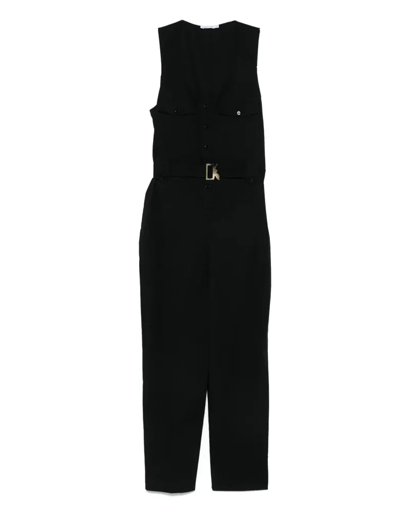Patrizia Pepe Jumpsuit aus Baumwollgemisch - Schwarz Schwarz