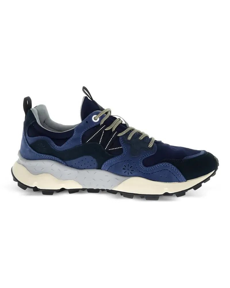 Flower MOUNTAIN Yamano 3 Sneakers aus Wildleder mit Einsätzen - Blau Blau