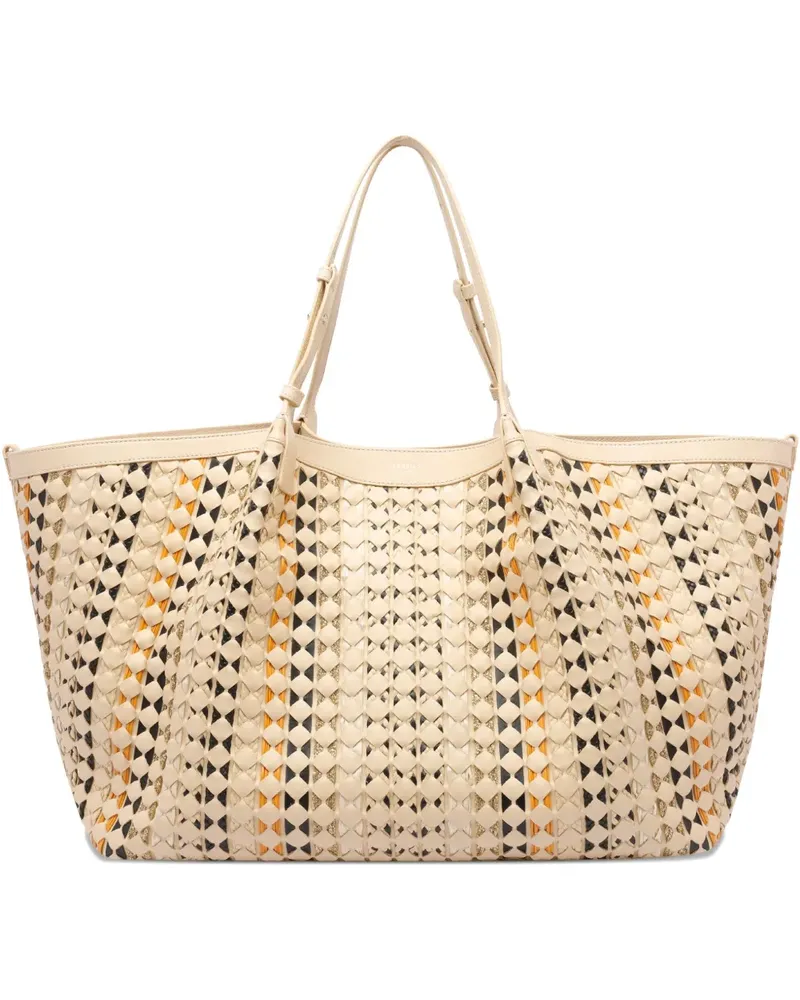 Serapian Mosaico Secret Tote Bag - Nude Nude