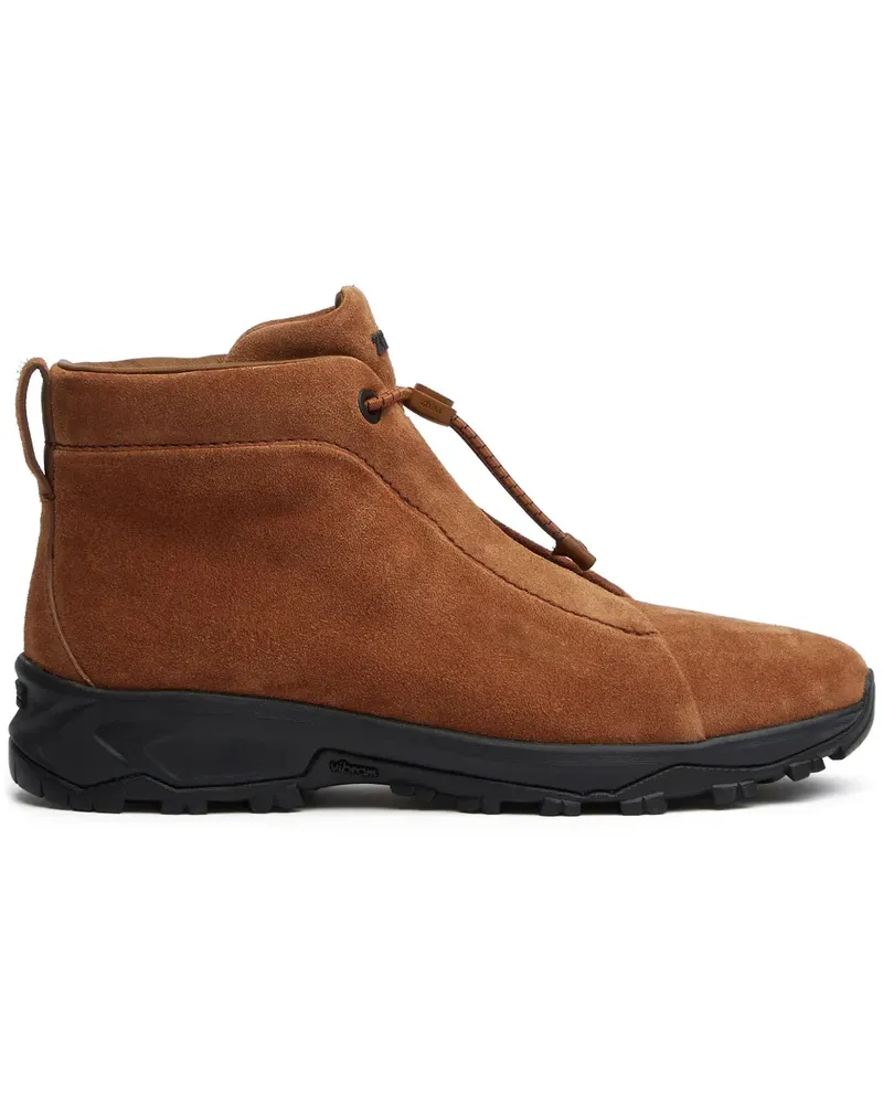 Ermenegildo Zegna Triple Stitch Vetta Sneakers aus Wildleder - Braun Braun
