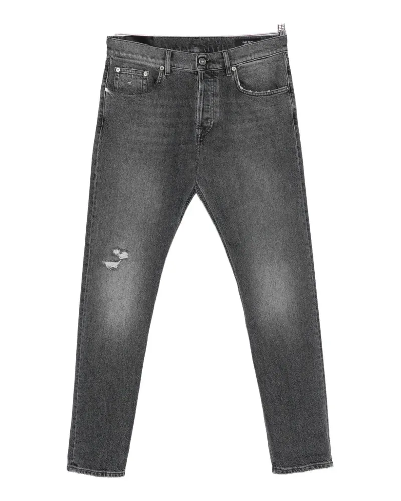 Dondup Icon distressed faded-effect jeans - Grau Grau