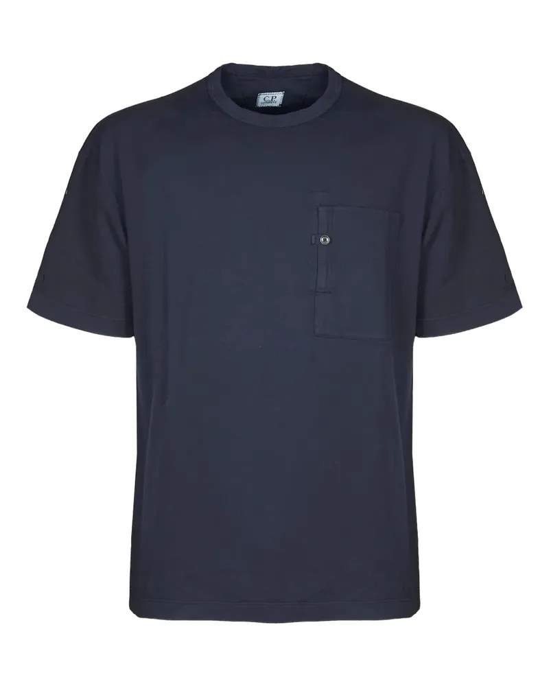 C.P. Company T-Shirt mit Brusttasche - Blau Blau