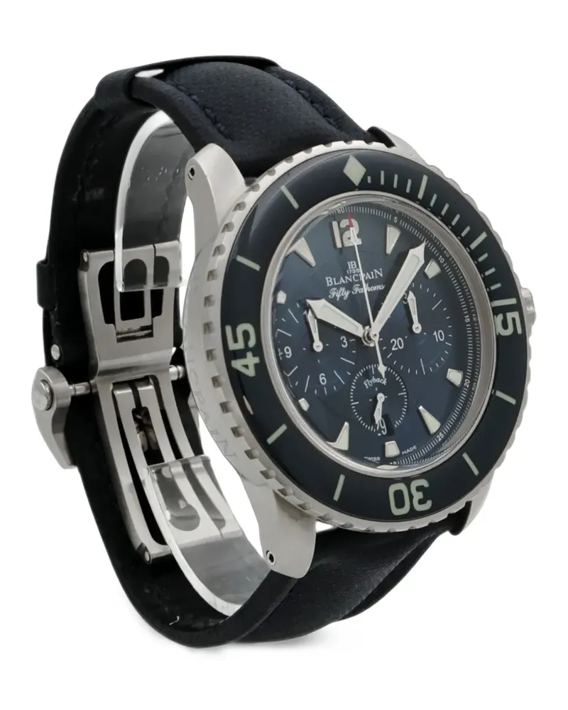 Blancpain Fifty Fathoms flyback chronograph 45mm watch - Blau Blau