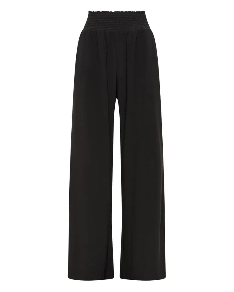 Maliparmi Hose mit weitem Bein - Schwarz Schwarz