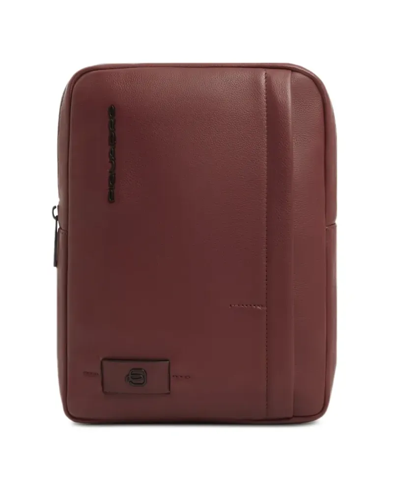 Piquadro Kuriertasche aus Leder - Rot Rot