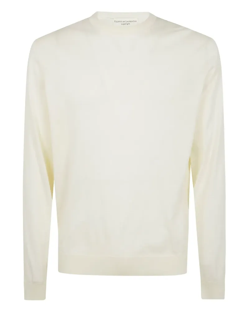 Filippo de Laurentiis Pullover mit Rundhalsausschnitt - Weiß Weiß