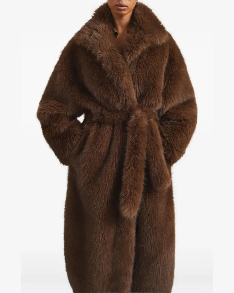 FRANKIE Shop Ravello coat - Braun Braun