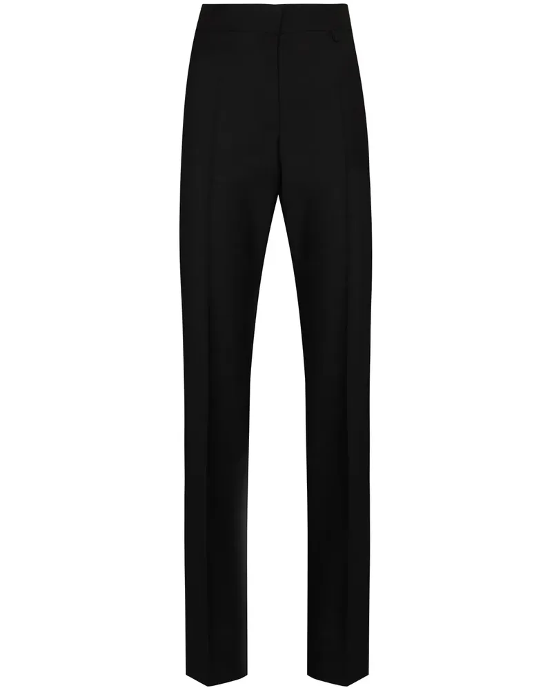 Givenchy Plissierte Hose mit hohem Bund - Schwarz Schwarz