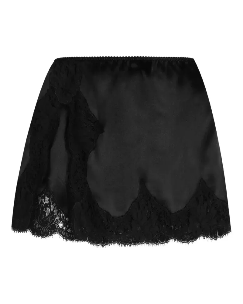 Dolce & Gabbana Rock mit Spitzeborte - Braun Braun