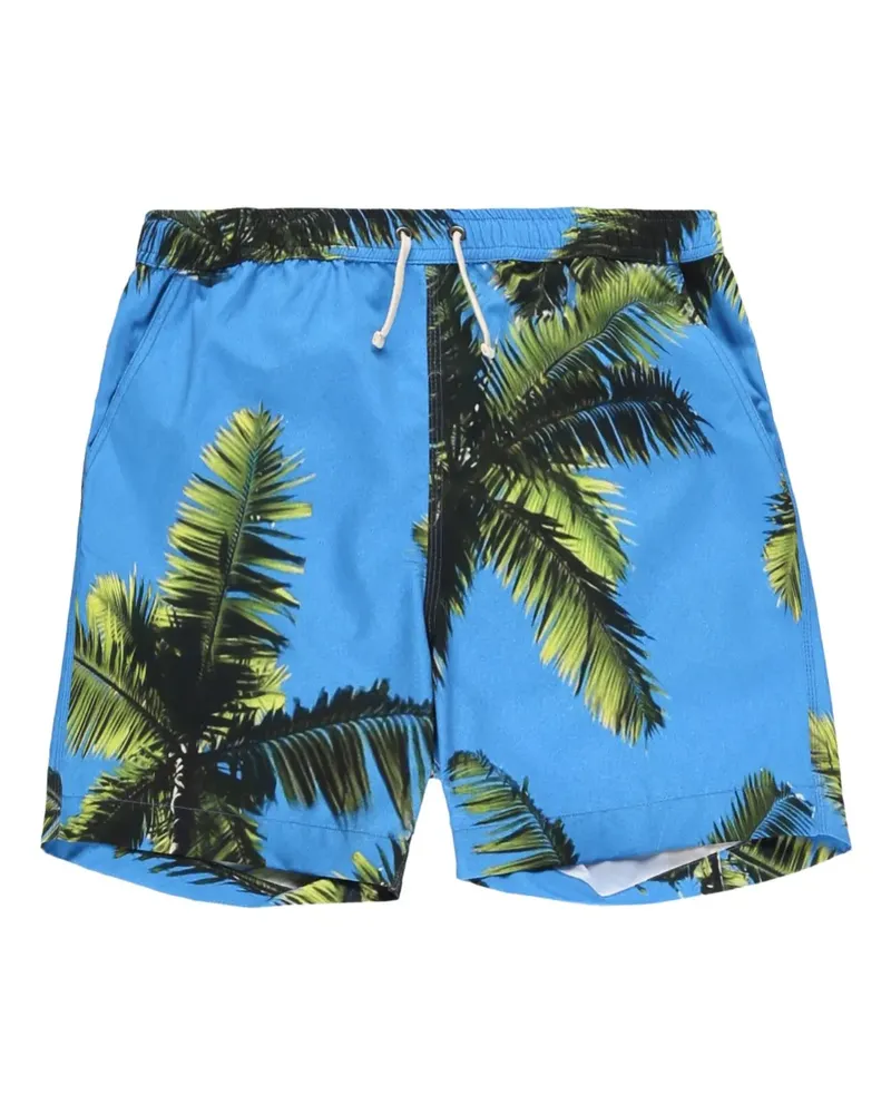 Blue Sky Inn Badeshorts mit Palmen-Print - Blau Blau