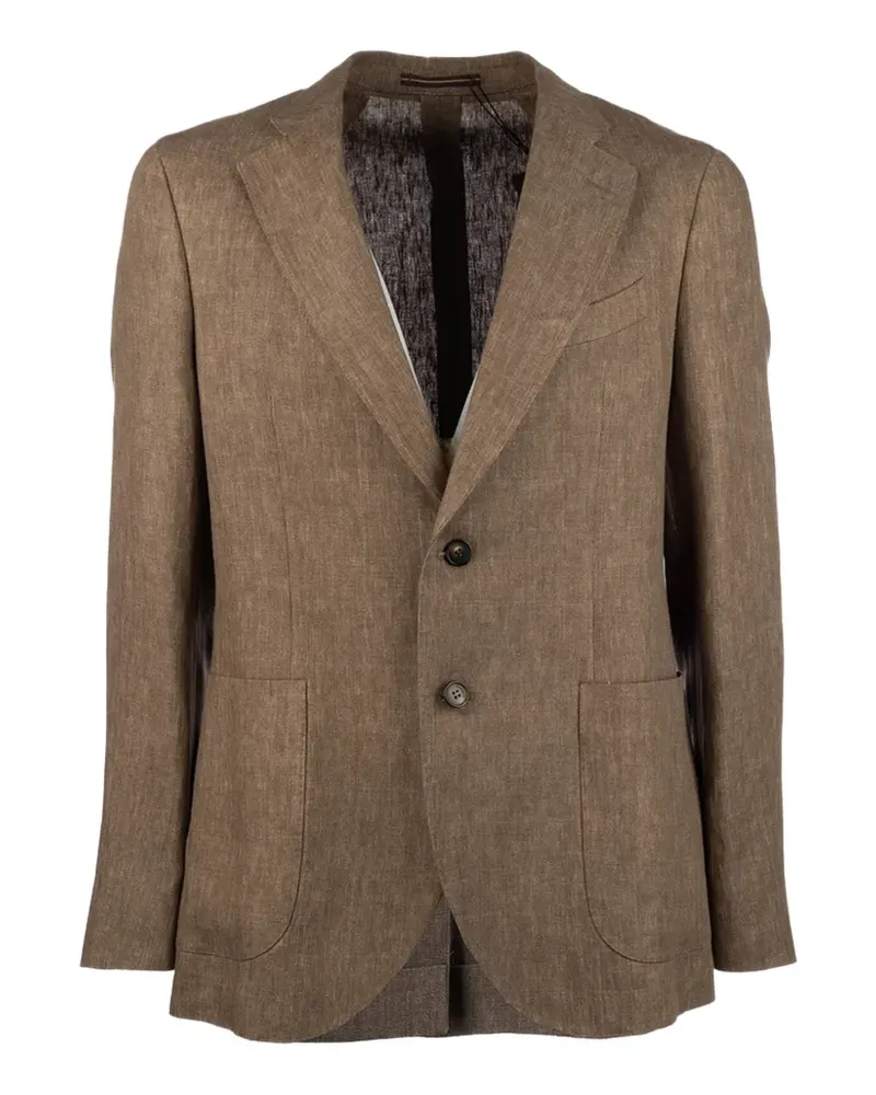 Incotex single-breasted jacket - Braun Braun