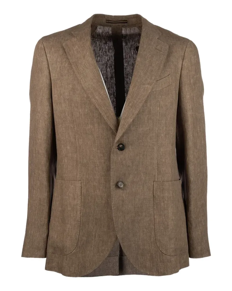 Incotex single-breasted jacket - Braun Braun