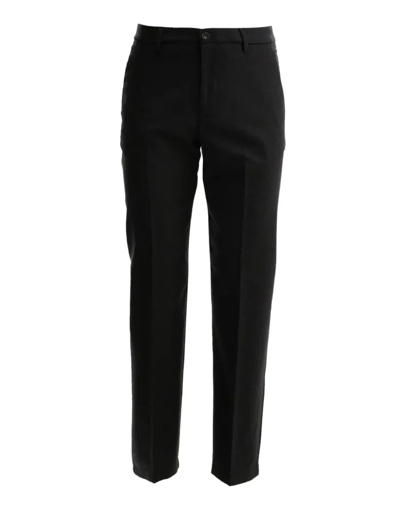 CRUNA pressed-crease trousers - Schwarz Schwarz